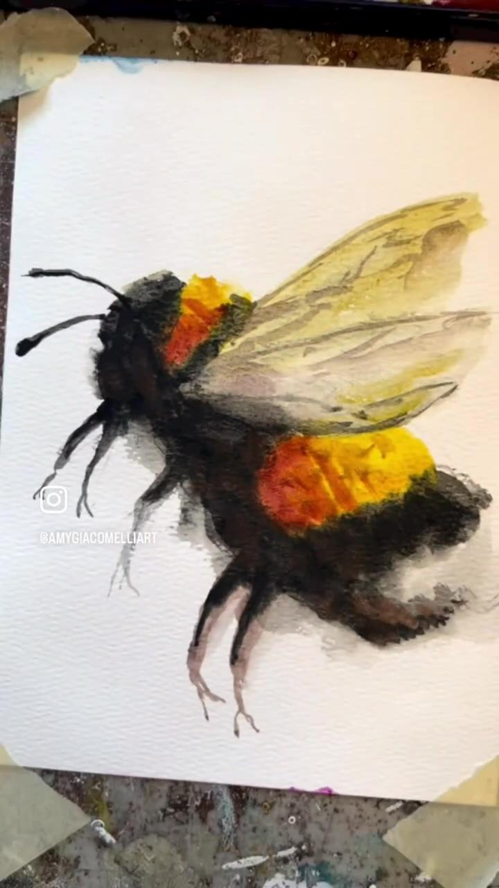Buzzing | learn to paint with us