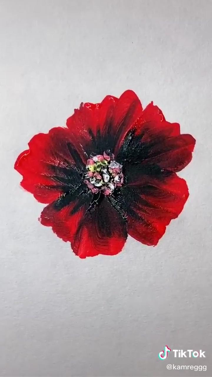 Byme02 on tiktok; how to draw a perfect flower 