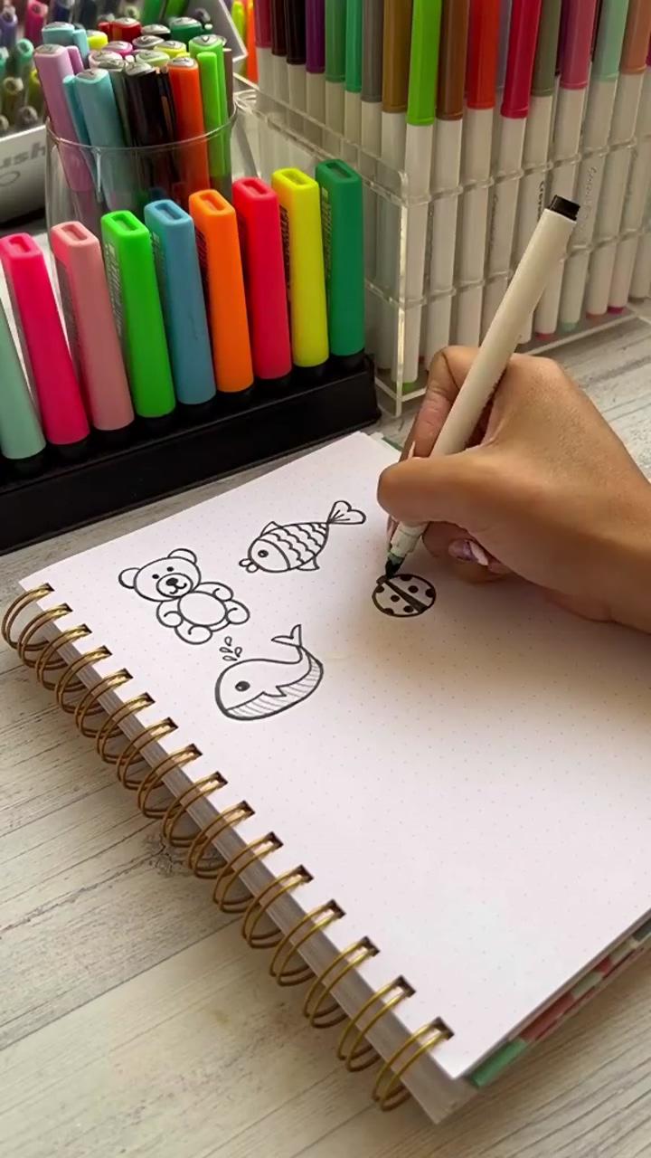 Cool drawings for kids | easy doodles drawings