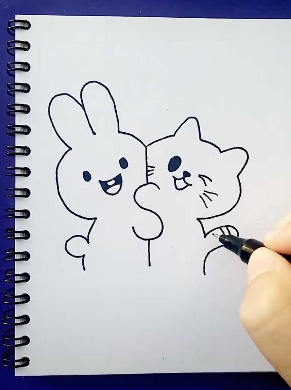 Cute kitty | disney art drawings