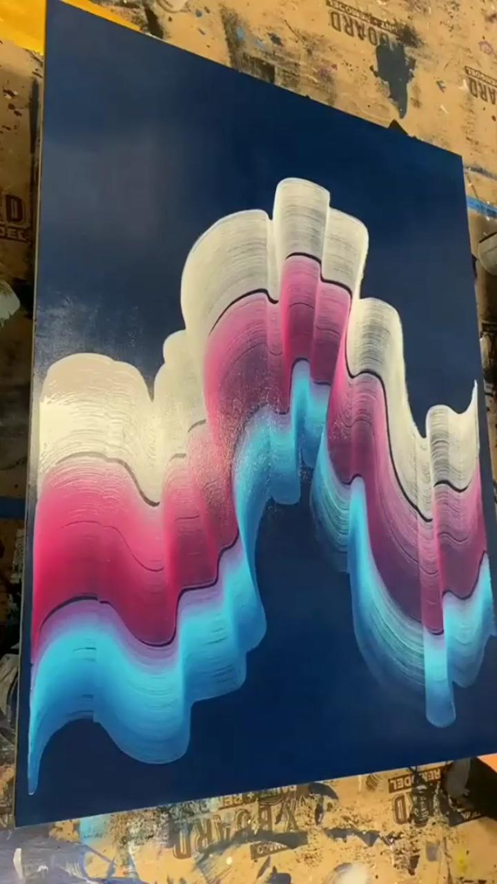 Diy abstract canvas art | abstract art painting techniques