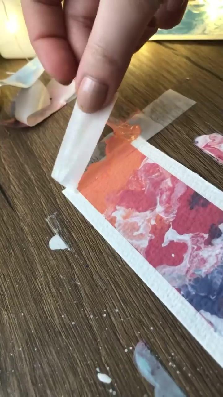 Diy creative greeting card | painting art lesson