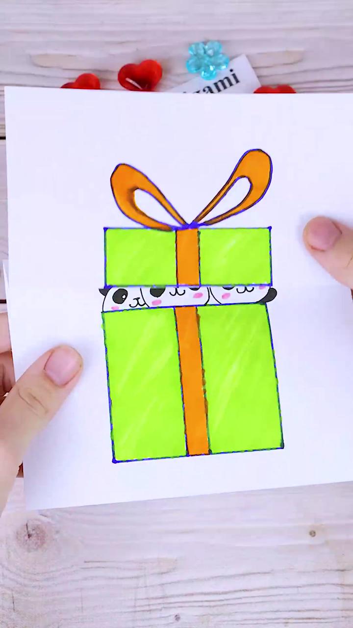 Diy paper gift | art kits for kids