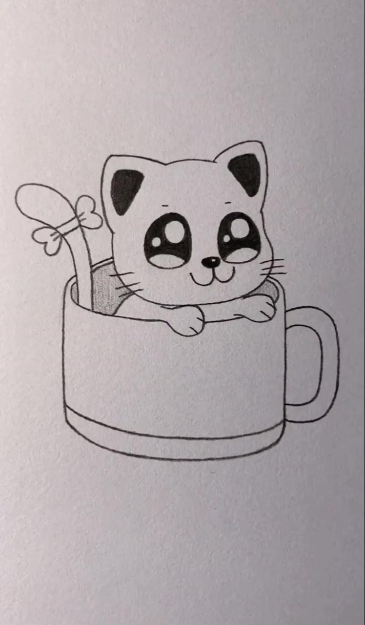 Give enough coffee so i could rule the world | cute drawings for kids