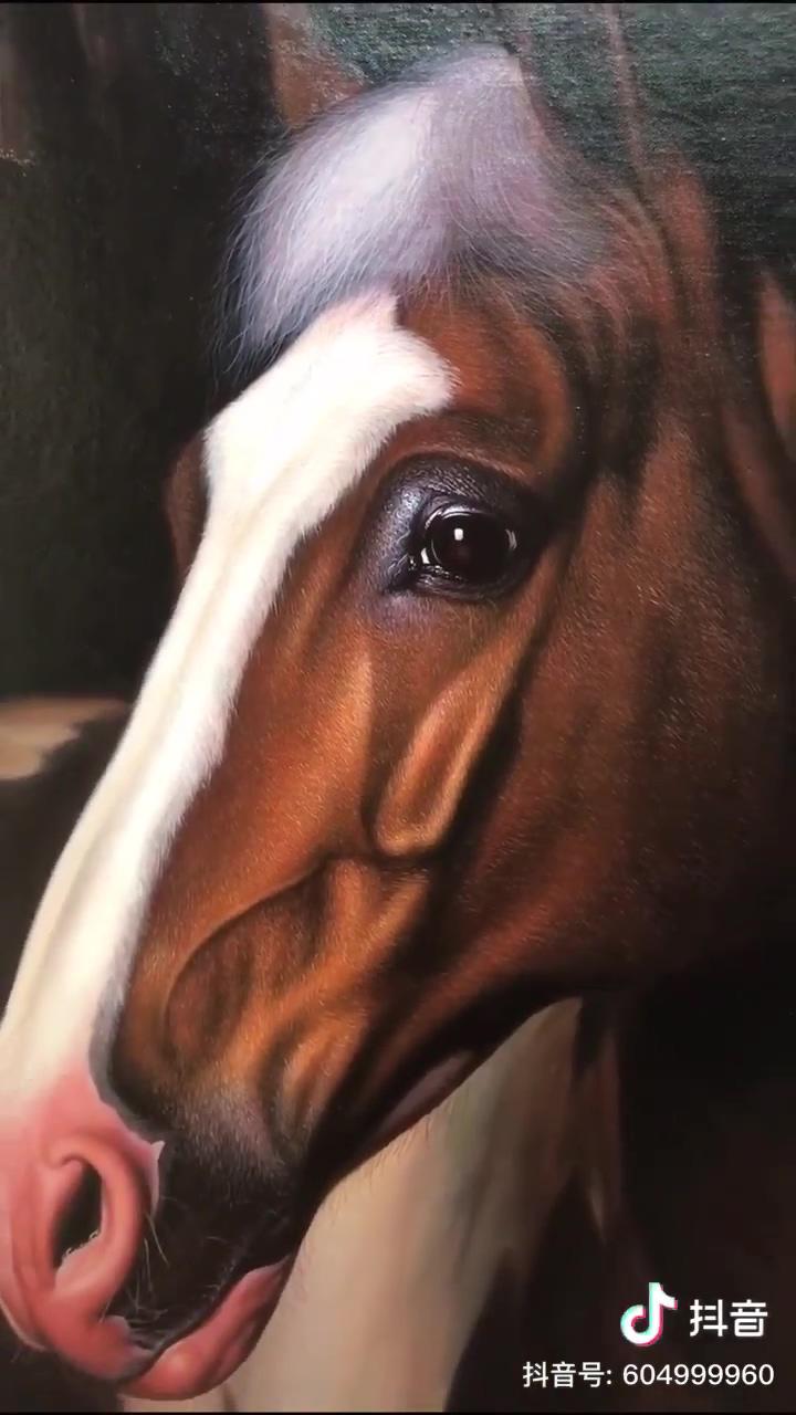 Horse painting large canvas art horse decor horse oil painting, etsy | watercolor dog portrait progress, art by emily lemoine