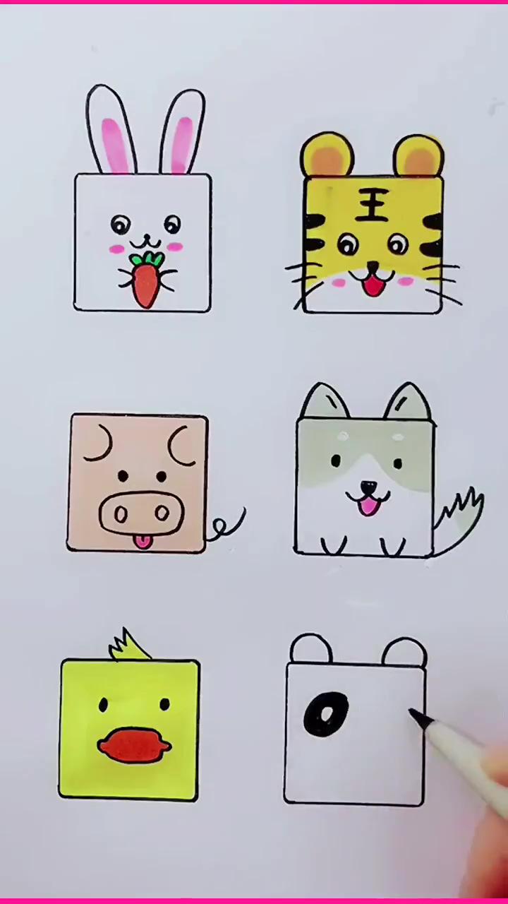 How to draw a animal: easy video tutorials and tips for kids | how to draw a girl step by step - easy drawings ideas
