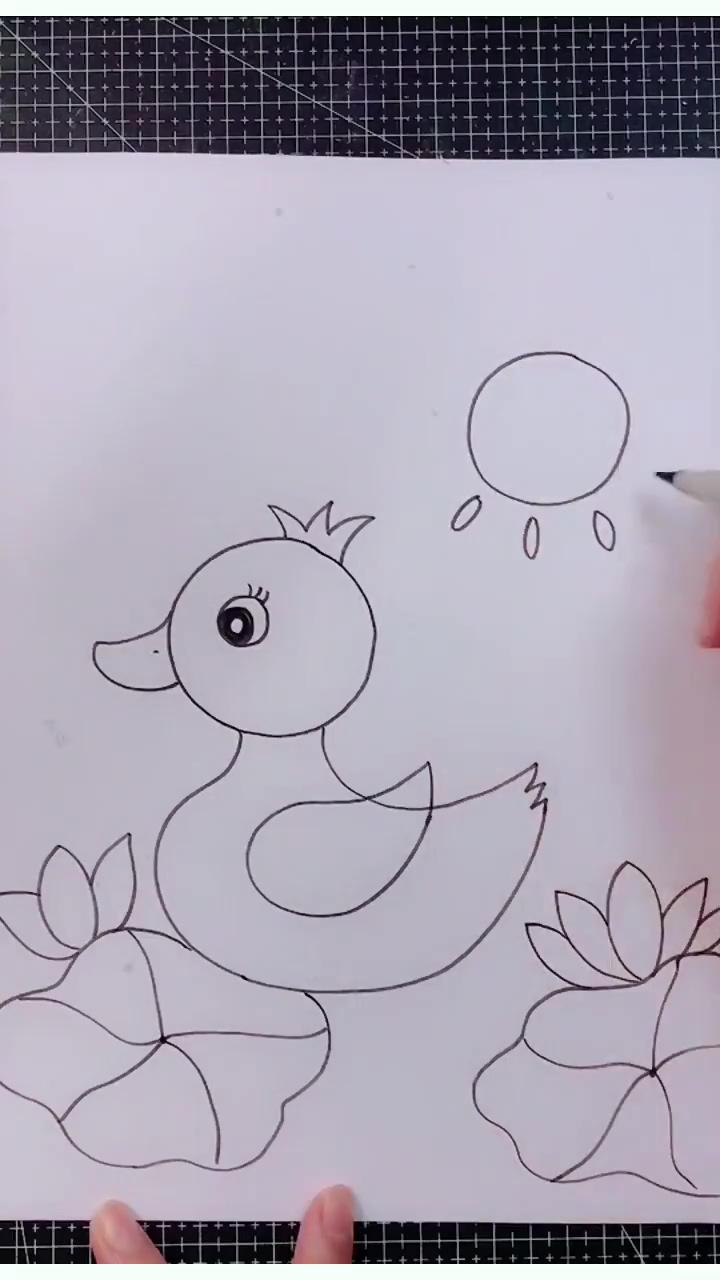 How to draw a duck . art projects for kids | how to draw a rabbit - step by step guide