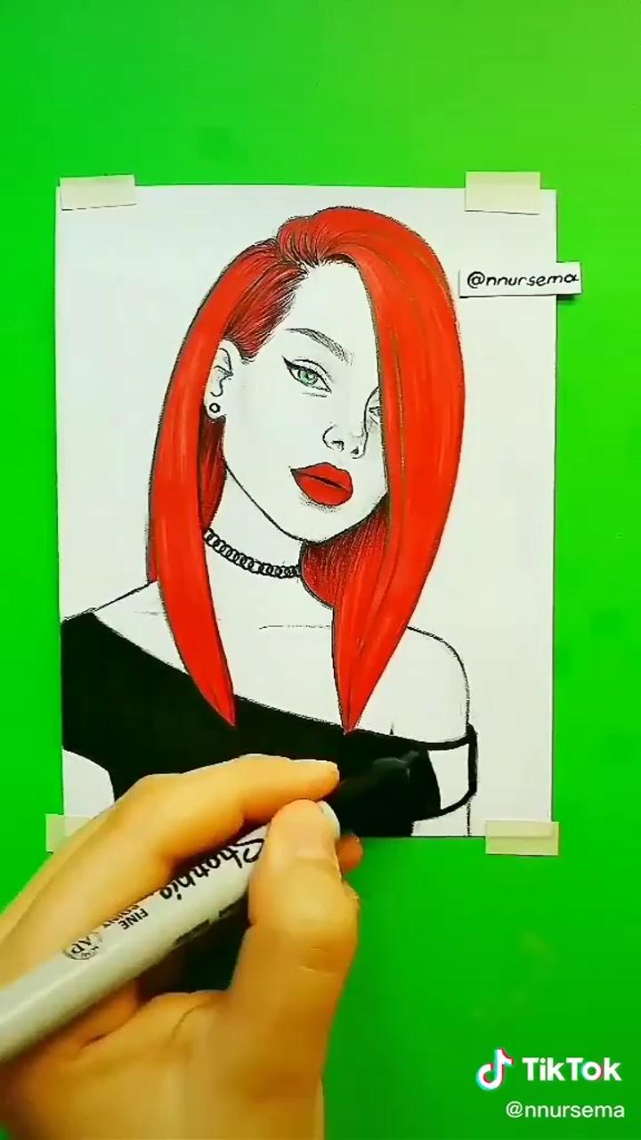 How to paint a hair correctly | amazing bff drawing 