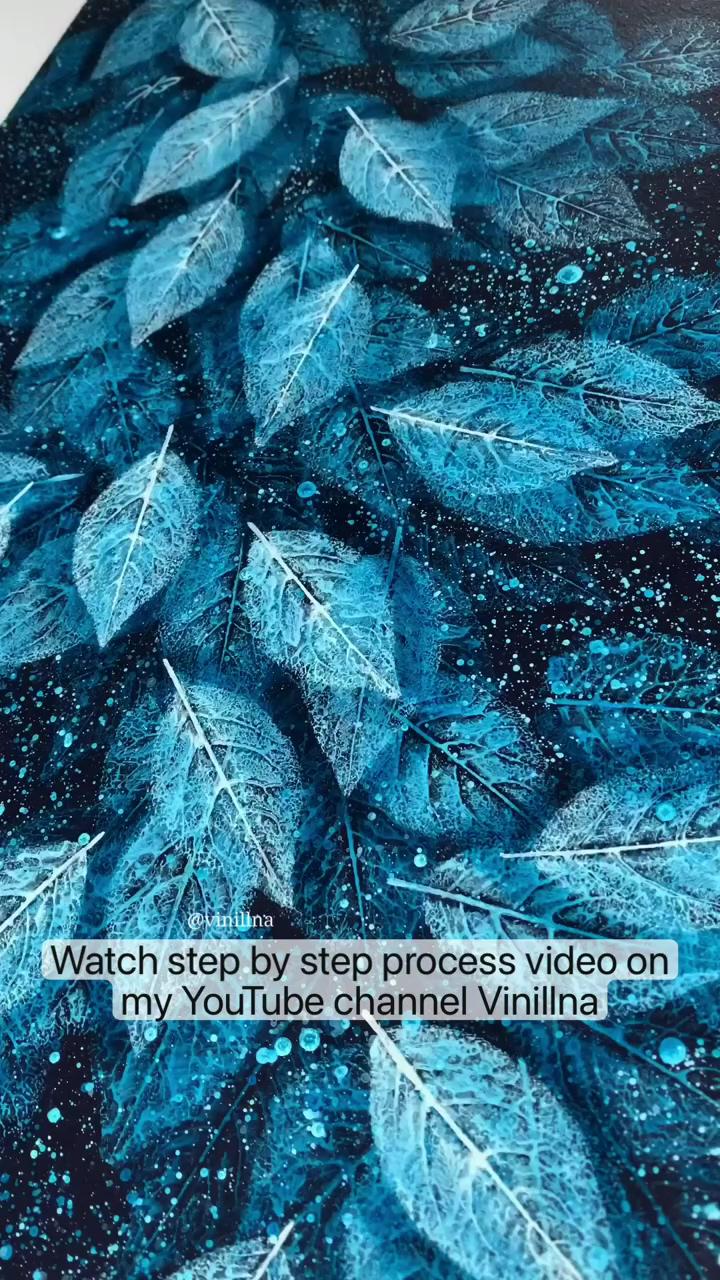 Watch step by step process video on my youtube channel vinillna; art painting tools