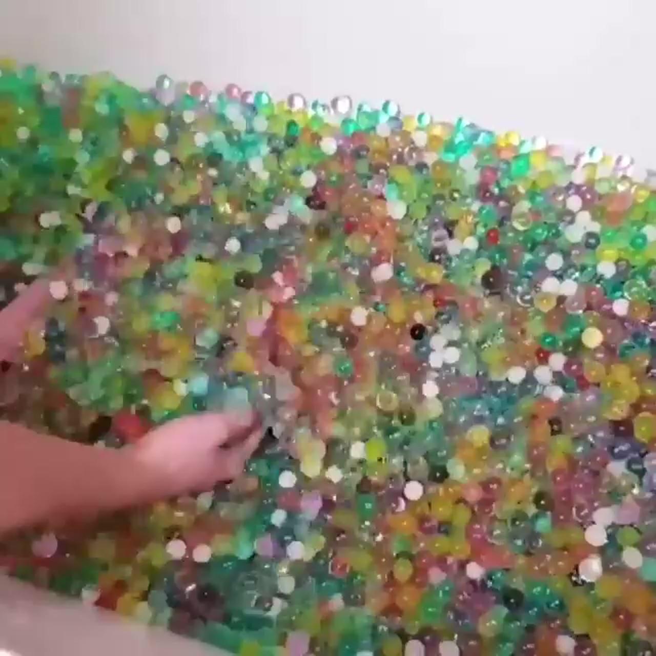 100. 000 orbeez in to giant balloon | creative kids crafts