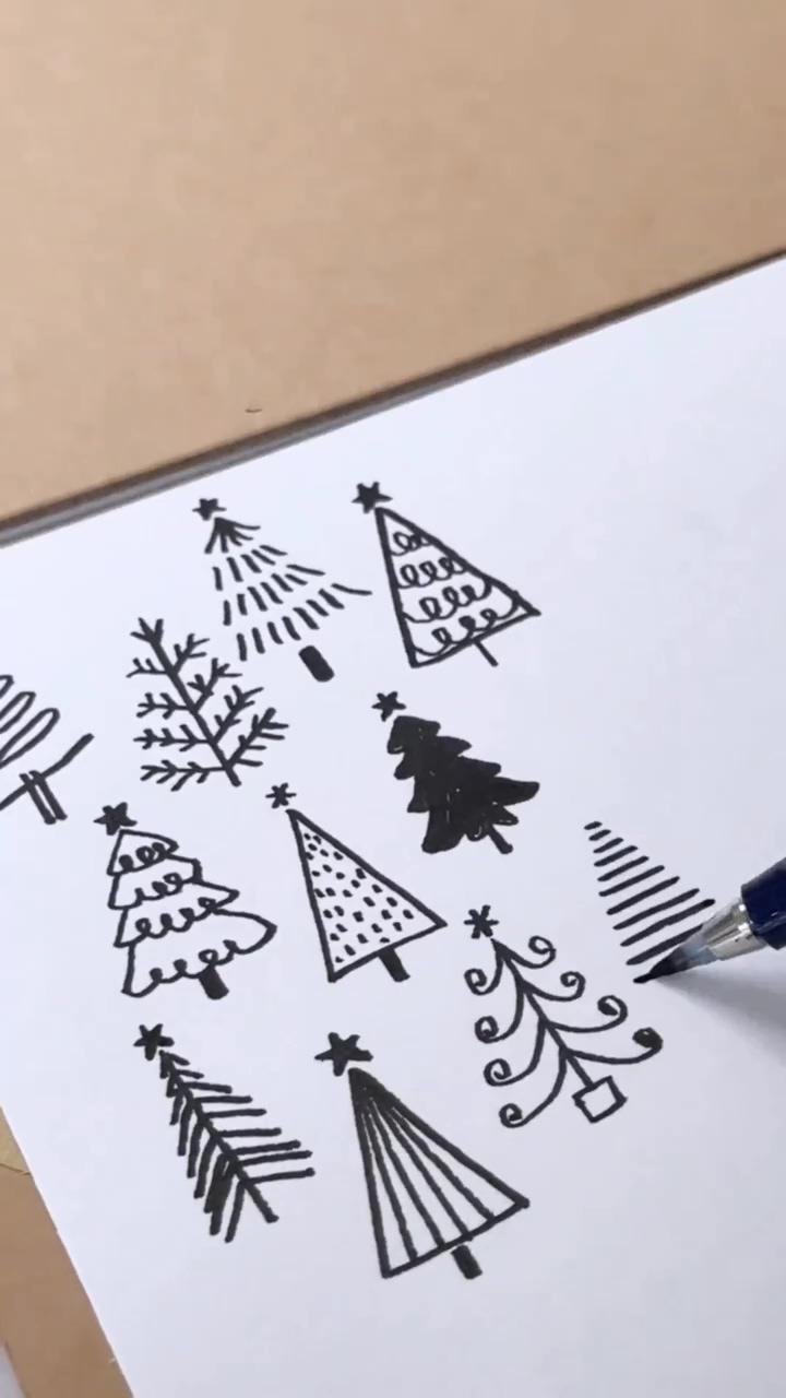 11 ways to draw christmas trees | things every artist hates