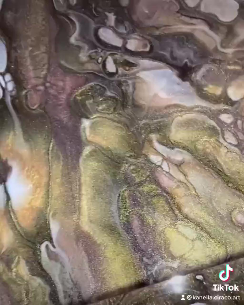 # 358 - earth tone colours, art for sale, abstract pour painting, fluid art tutorials - youtube; acrylic pouring art