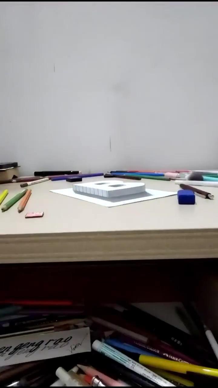 3d art drawing | incredibly satisfying drawing of a geometric pattern
