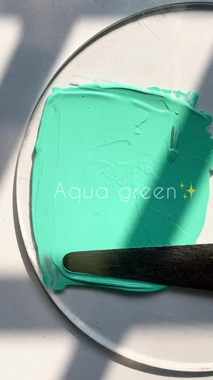 Aqua green | diy your colorful toys