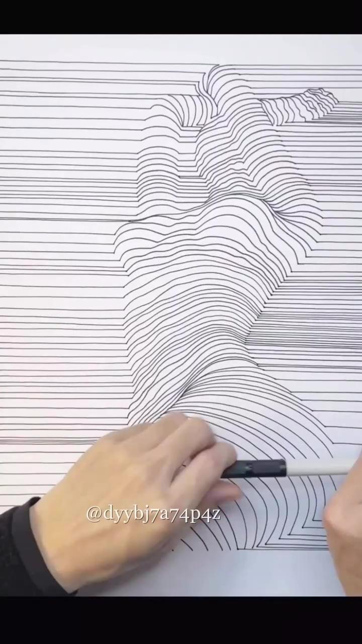 Awesome artist doing satisfying craft, creative ideas that are at another level; 72 hours of drawing into the work in progress. ink and dip pen/calligraphy pen on paper