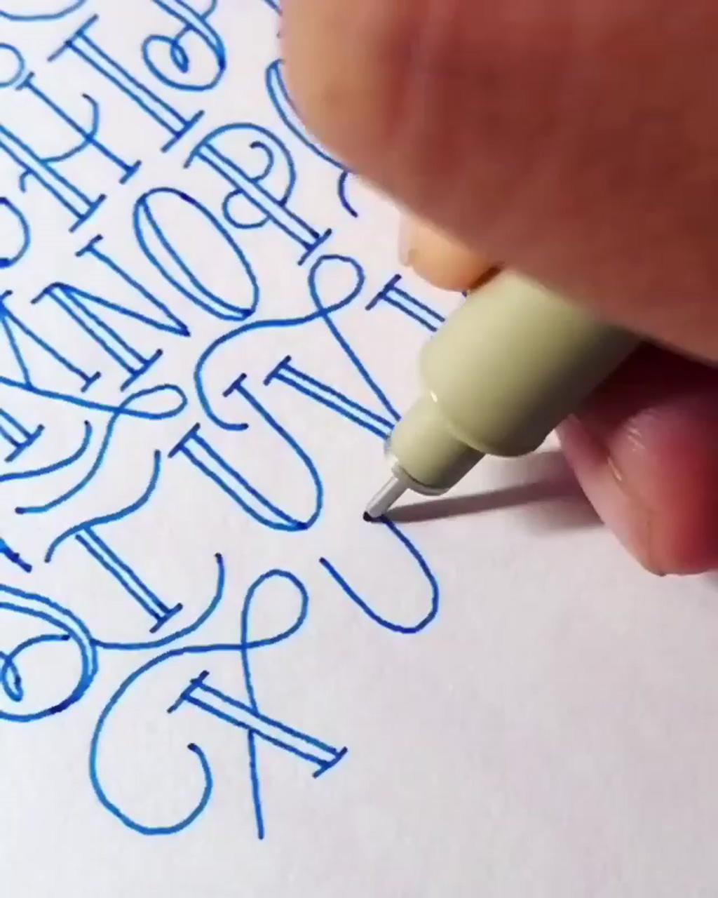 Calligraphy; learn hand lettering