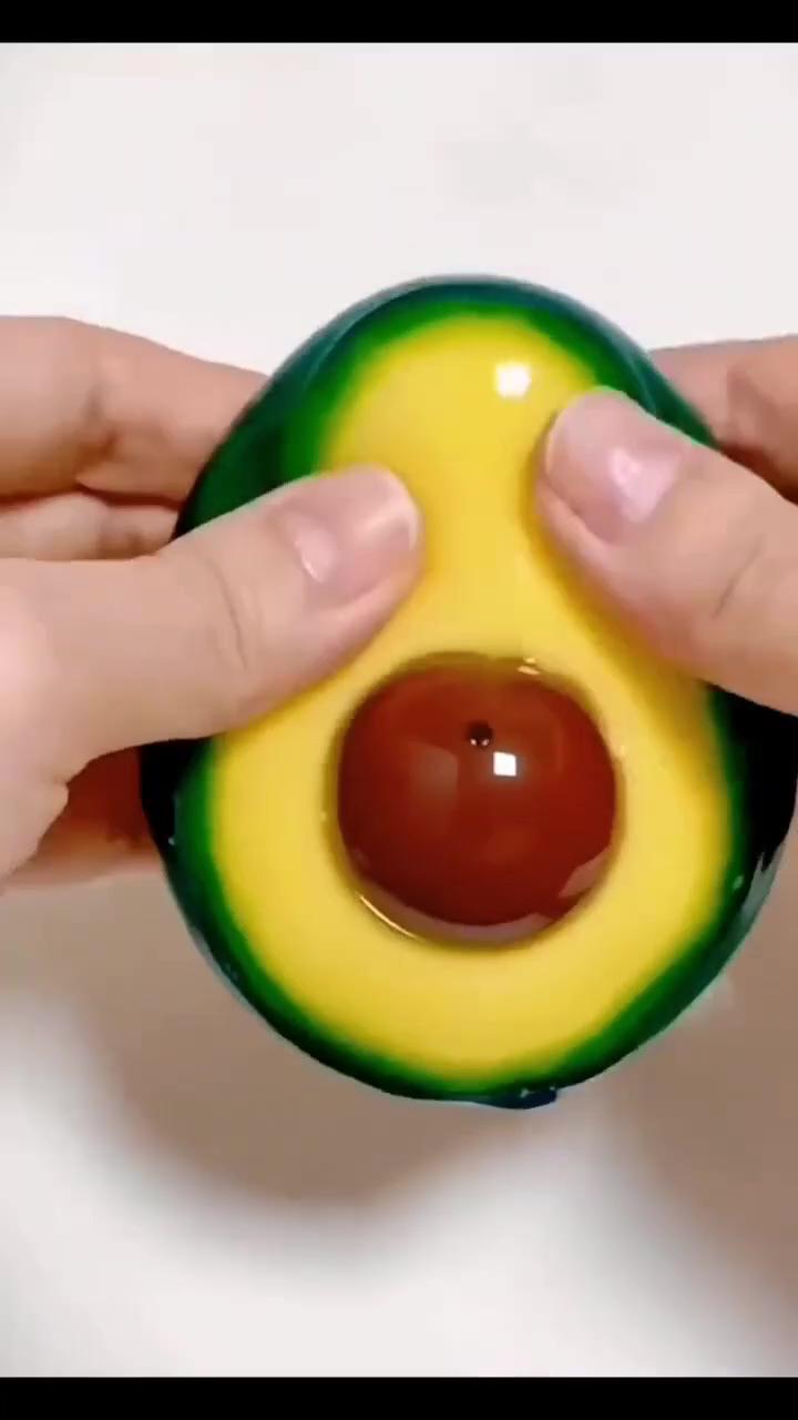 Diy handcraft relax toy - nano tapes avocado fruit toy; diy crafts easy at home
