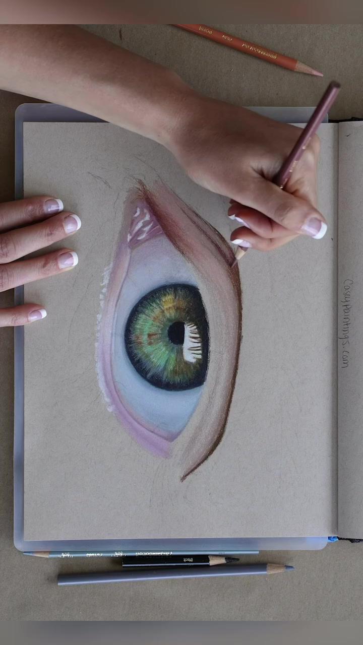 Draw a realistic eye with casey lynn hancock | realistic eye drawing time-lapse