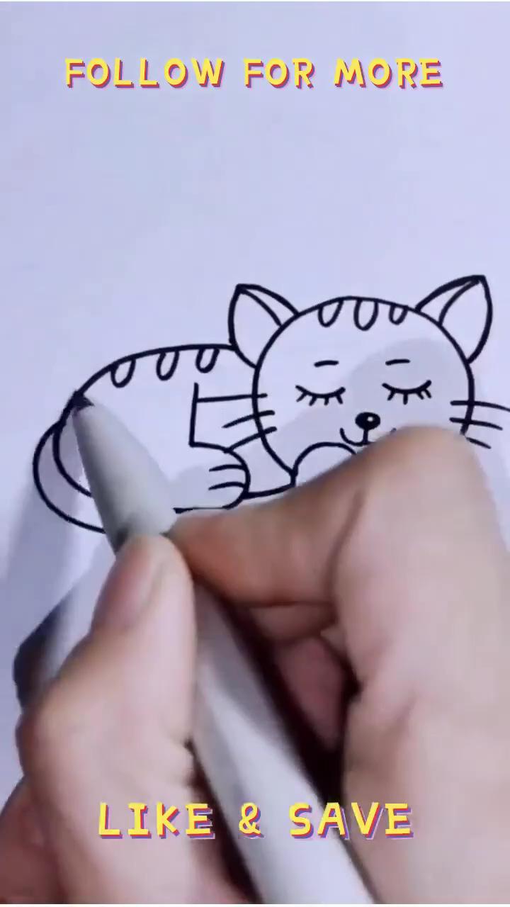 Draw so cute easy - beautiful cartoon pictures for drawing; how to draw a candle from 1 number