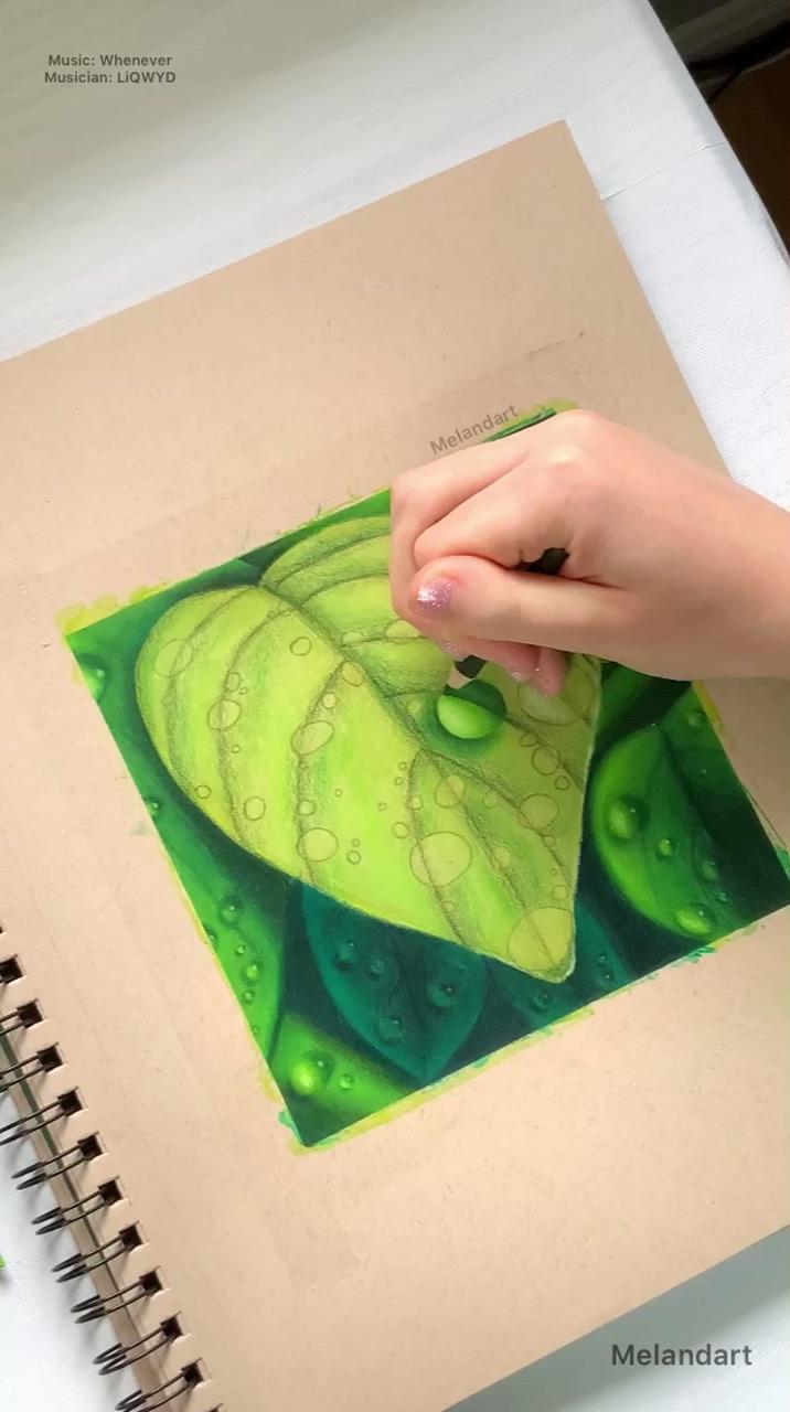 Drawing tutorial | colored pencil artwork ideas