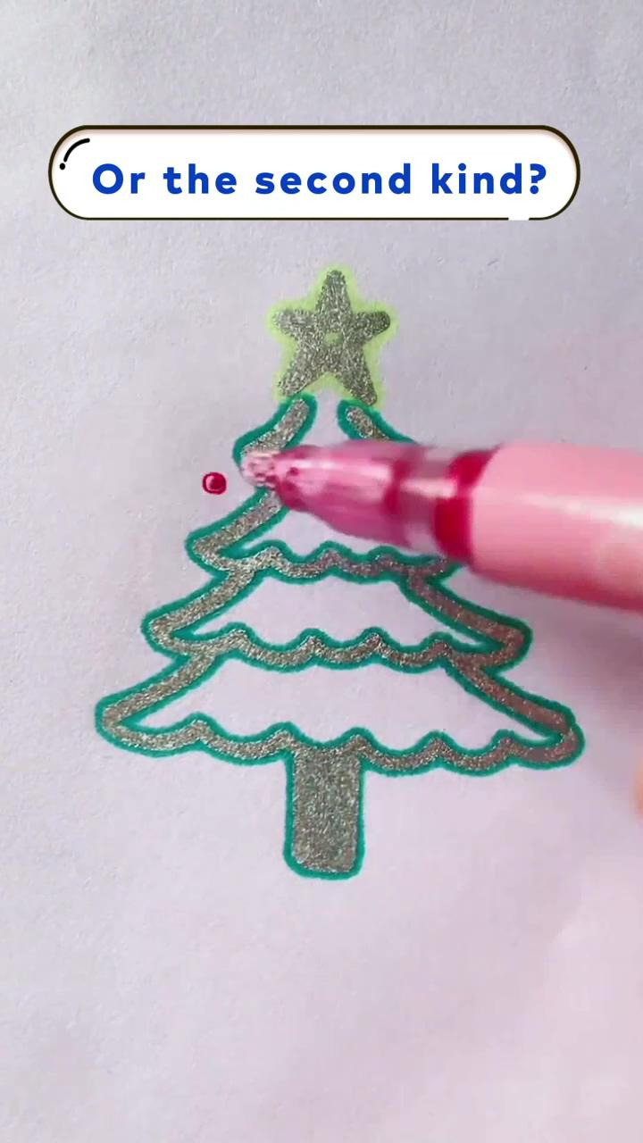 Easy drawing | 12 letters of christmas joy