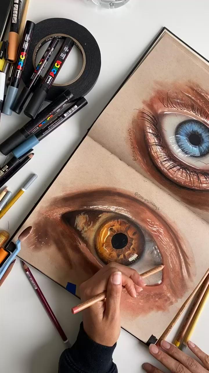 Eye drawing | drawing eyelashes