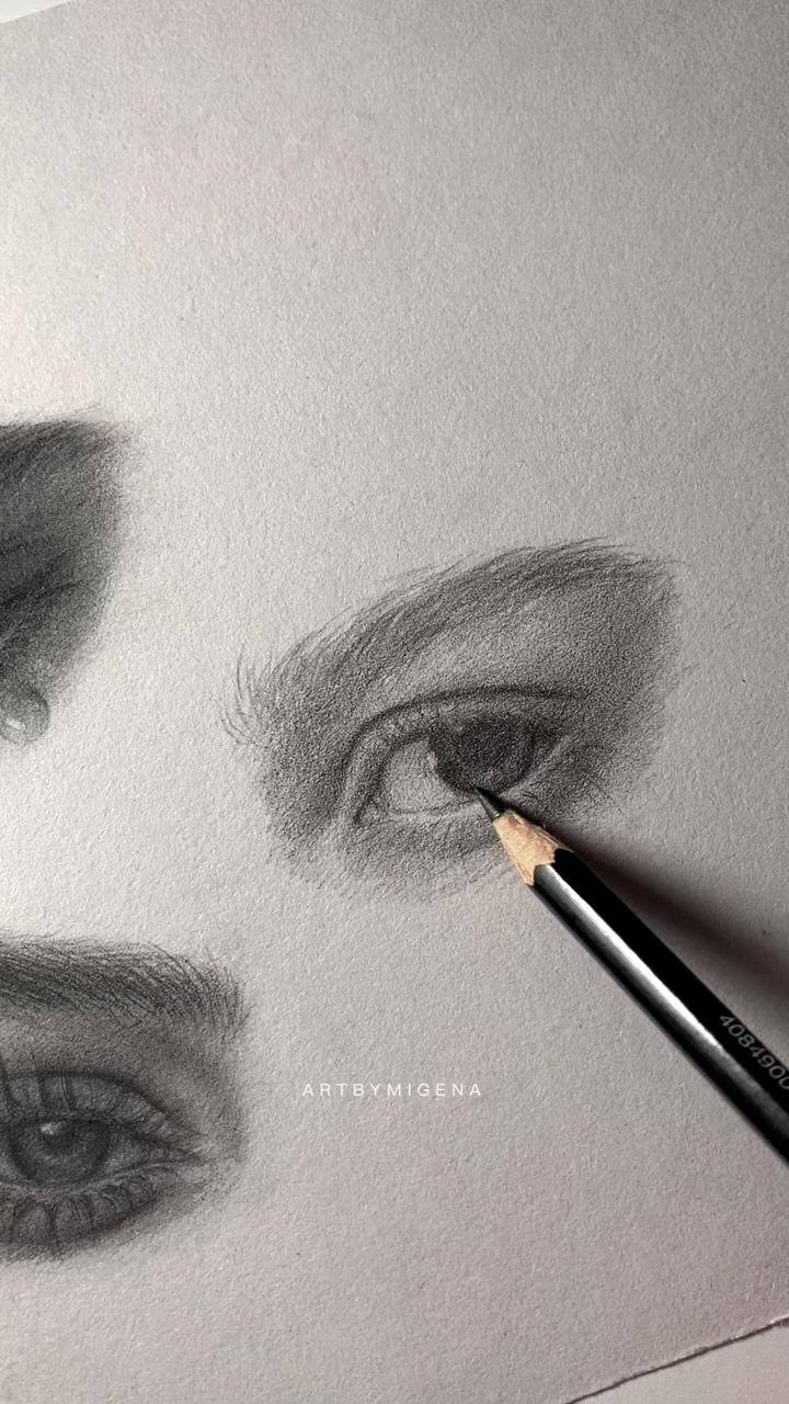 Eye drawing tutorial | final details