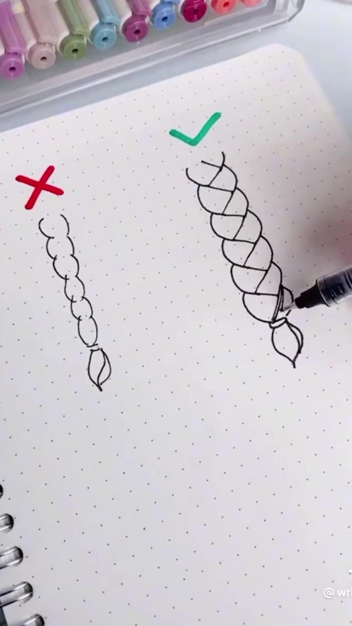 Faux calligraphy | cool easy drawings