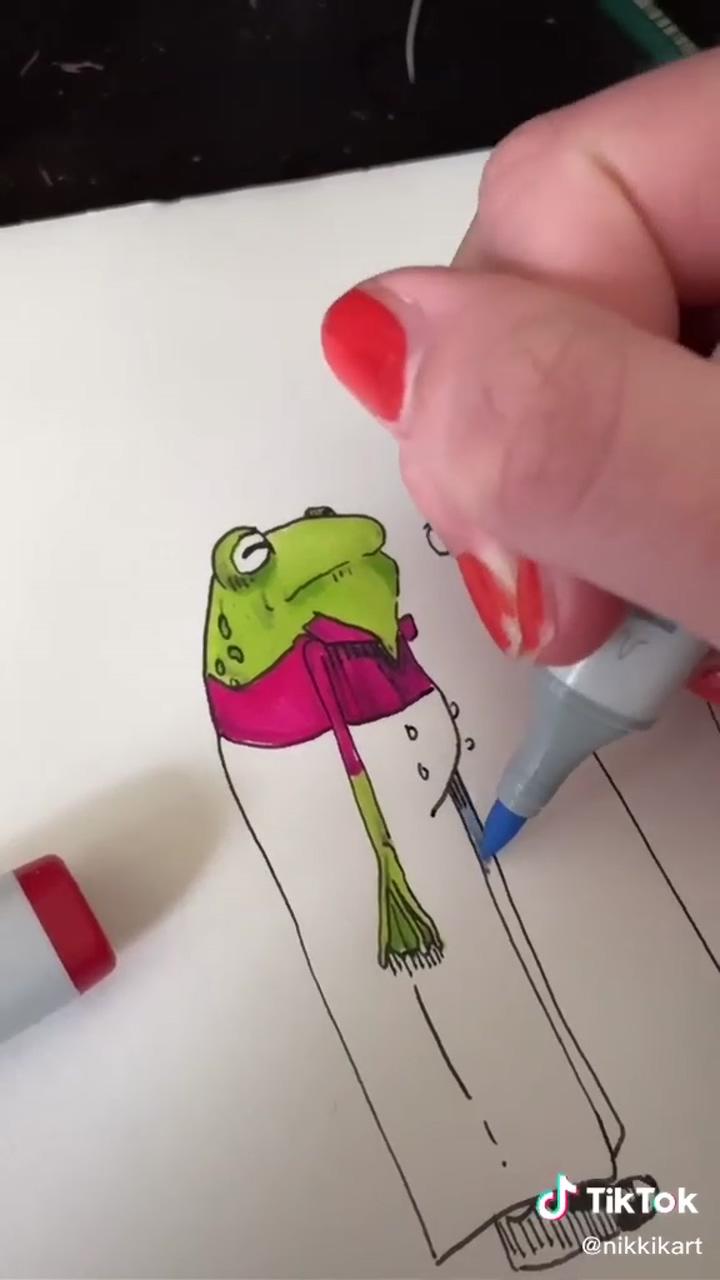Harry as a frog | art drawings sketches creative