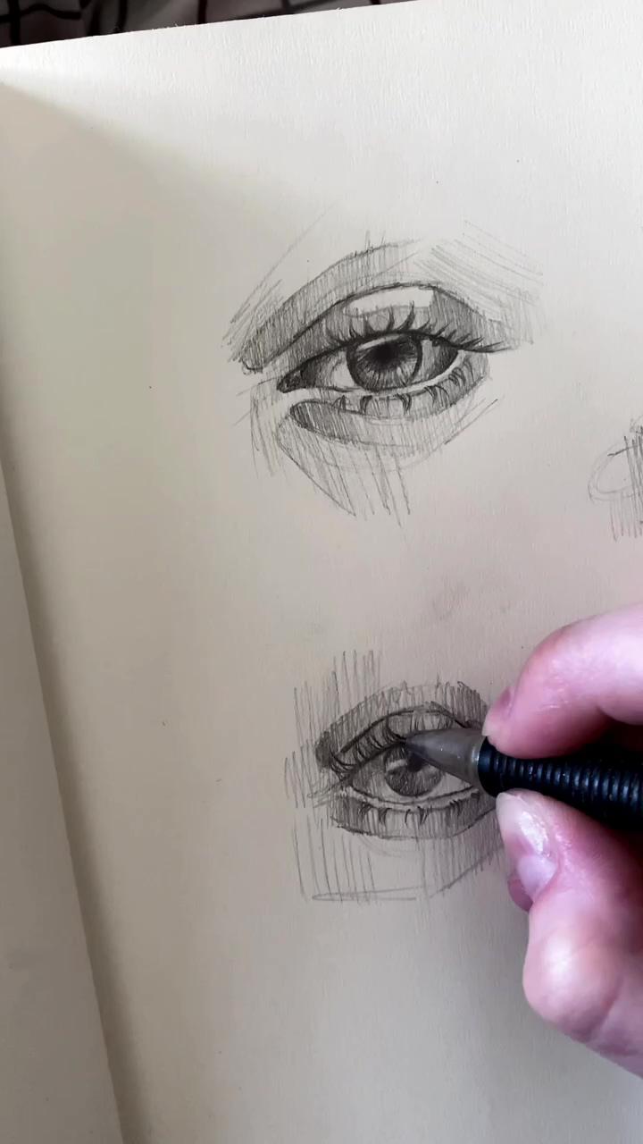 How to draw eye; shape and form in art- a free drawing lesson