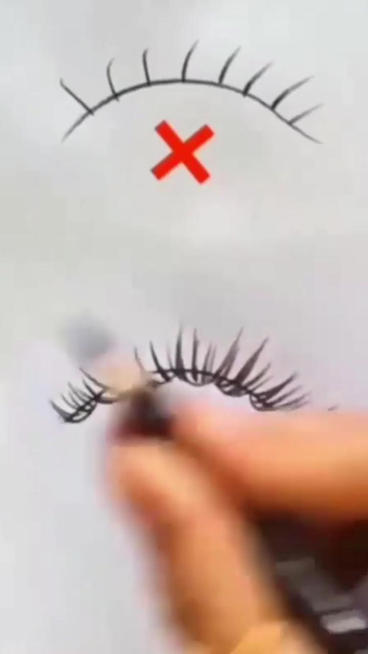 How to draw eyelashes; eye pencil sketch