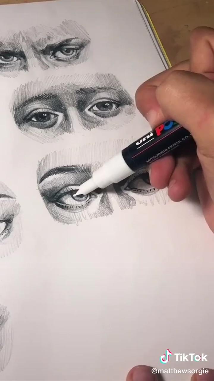 How to draw eyes; art drawings beautiful