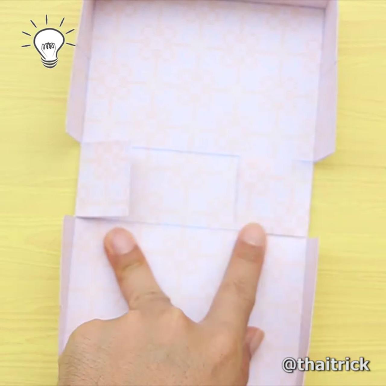 How to make a paper box | paper crafts origami