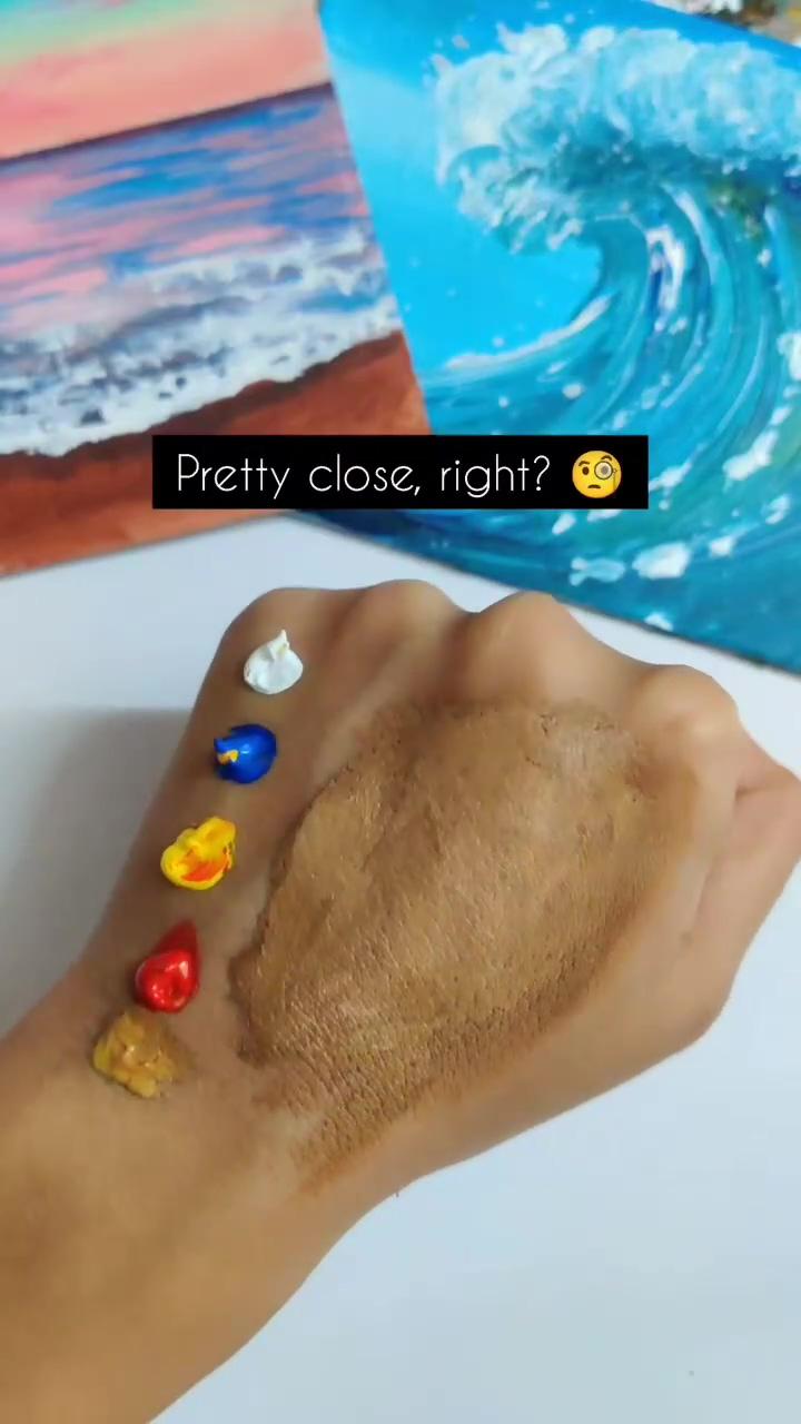 How to make skin shades using only primary colours | how to match skin shades using primary colours
