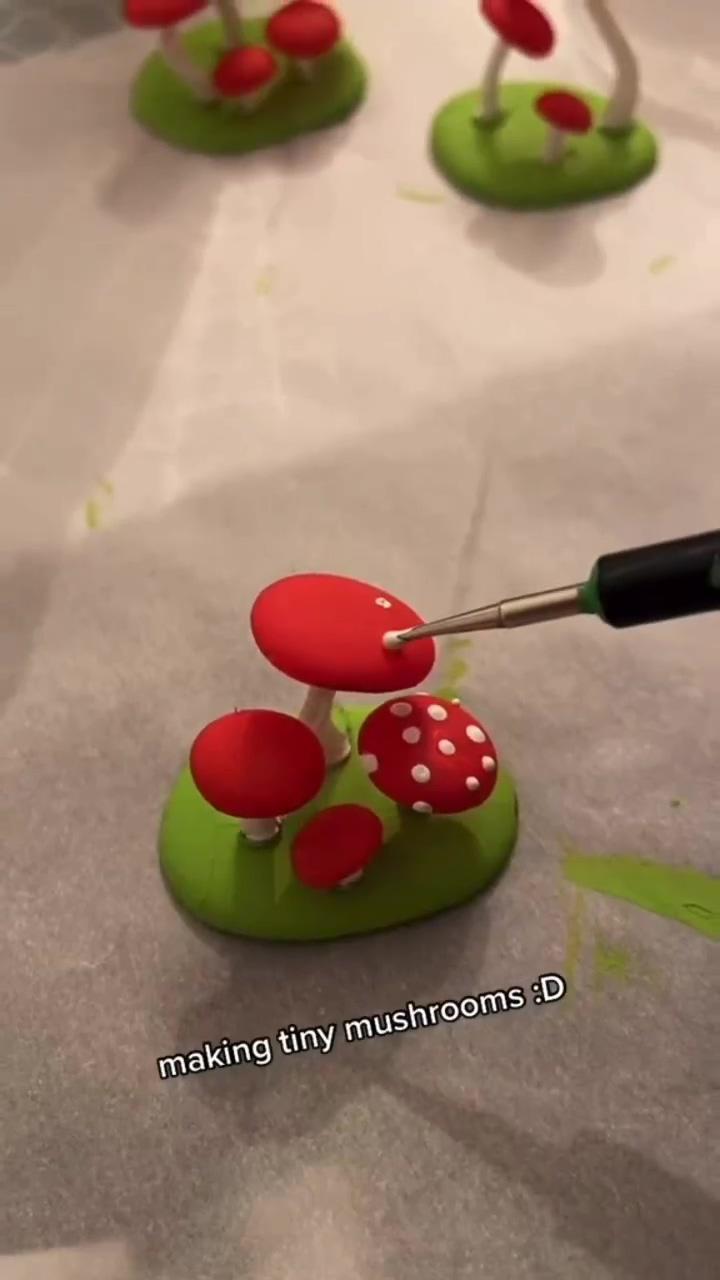 Making tiny mushroom | satisfying