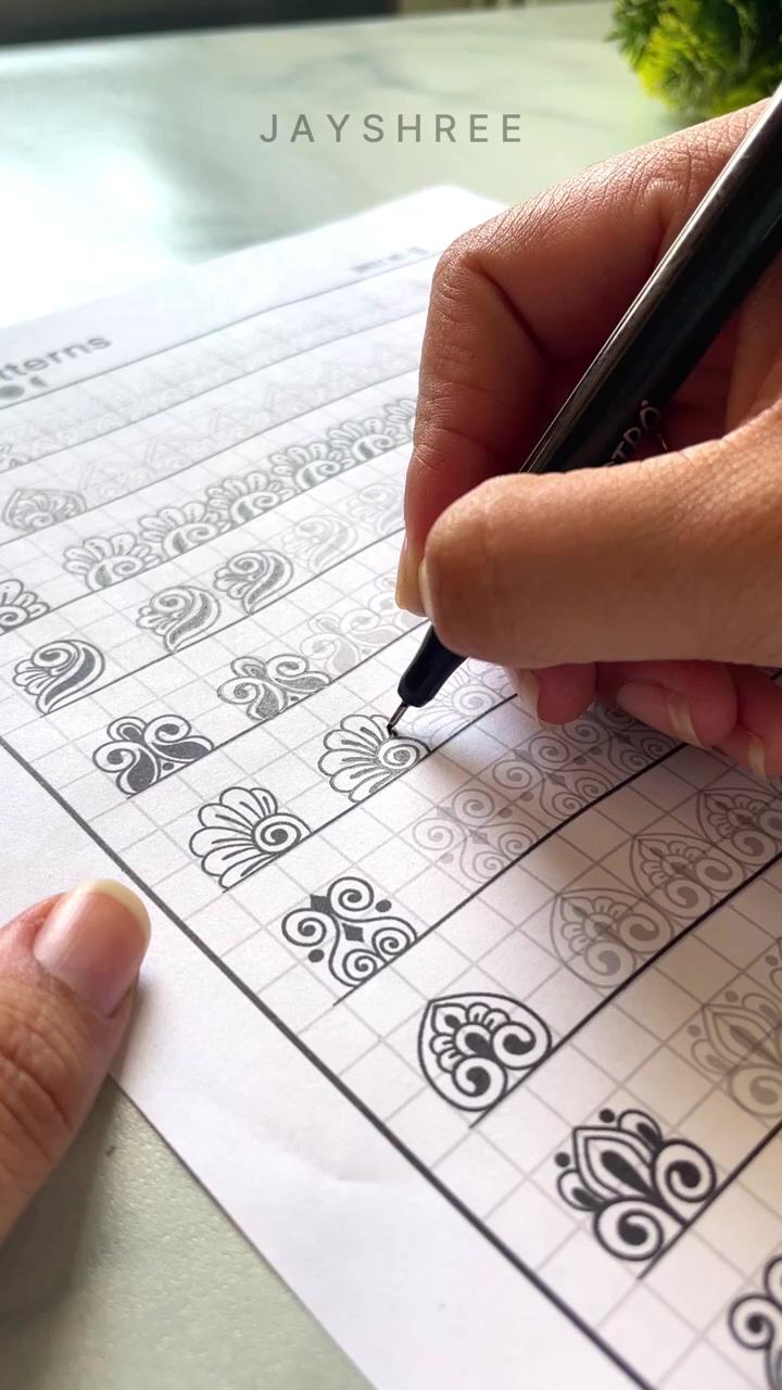 Mandala pattern sheets- 100 patterns, mandala practice sheets, mandala pattern template | the process of 'heaven came down'