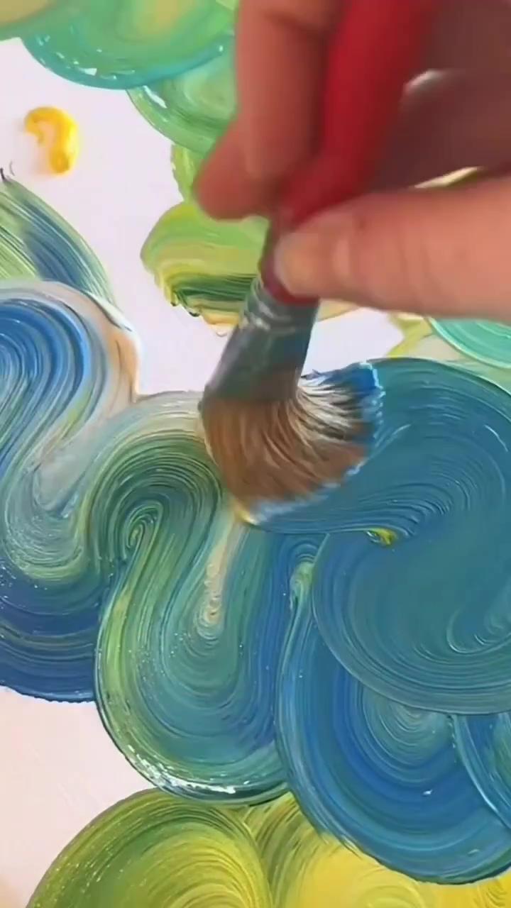 Moon cycle painting watercolor painting ideas; acrylic painting diy