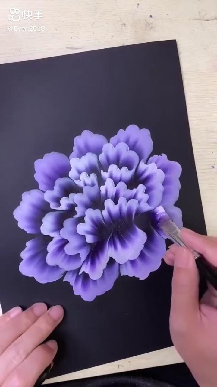 Nature drawing painting,acrylic painting, nature drawing; flower painting videos