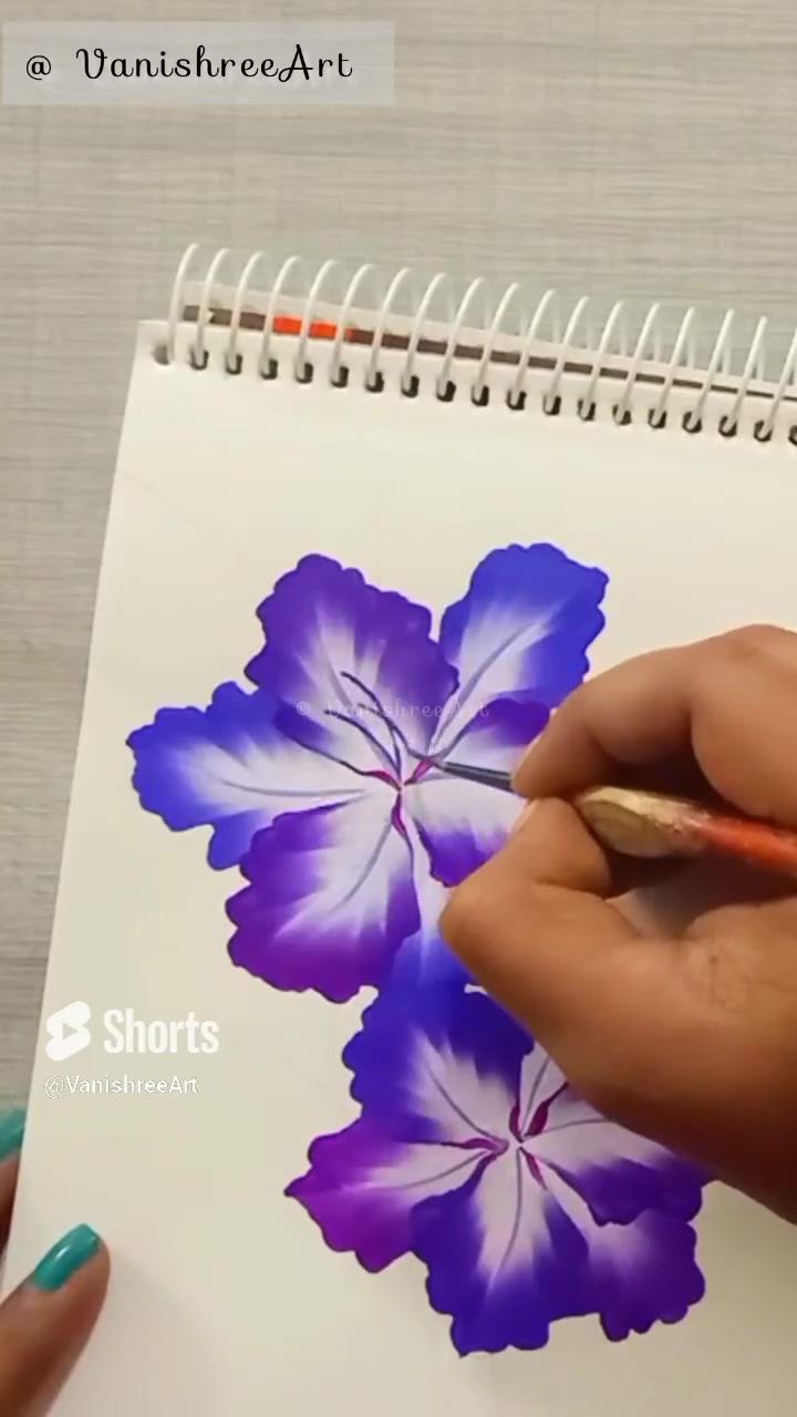Pleasing purples - learn to paint lilies with acrylics | glass painting using acrylic colors