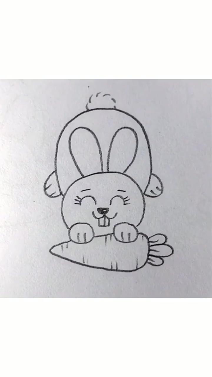 Rabbit drawing tutorial | elephant drawing, sketching, easy art tutorials