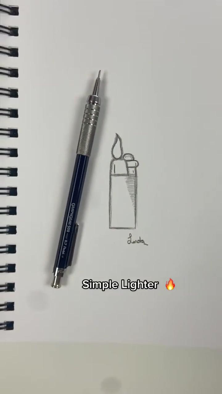 Simple lighter drawing hope u guys enjoyed if so make sure to follow | link to all items in bio and description: