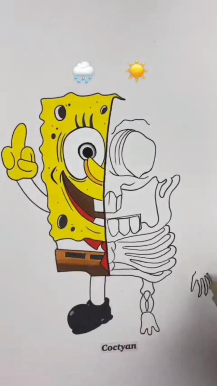 Spongebob do you think it's cool credit to coctyan on douyin; kids toy shop