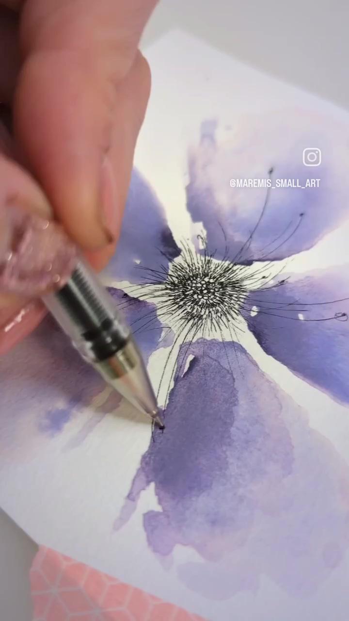 The most effortless flower i ever painted | brand pages