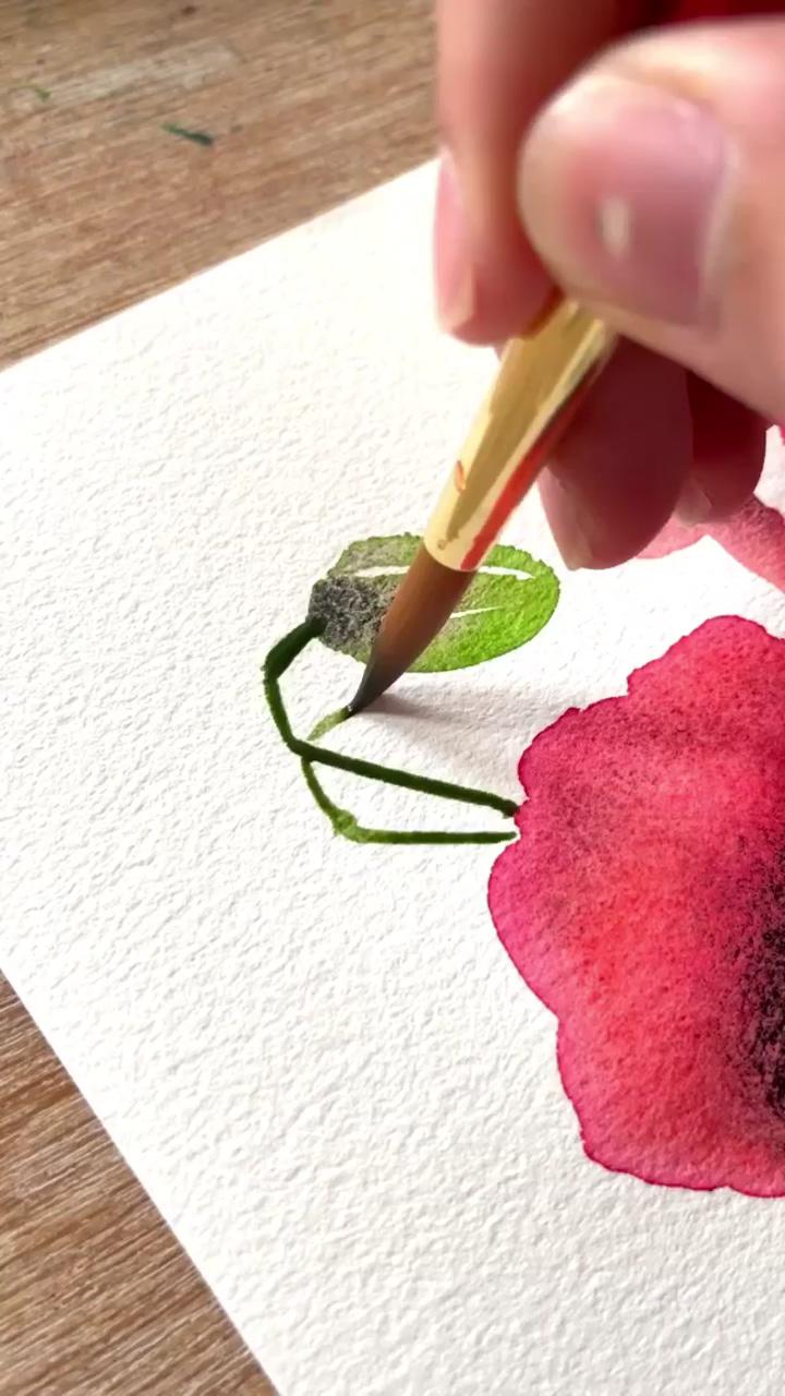 Watercolor flower, watercolor tutorial, watercolor flower; watercolor flowers tutorial