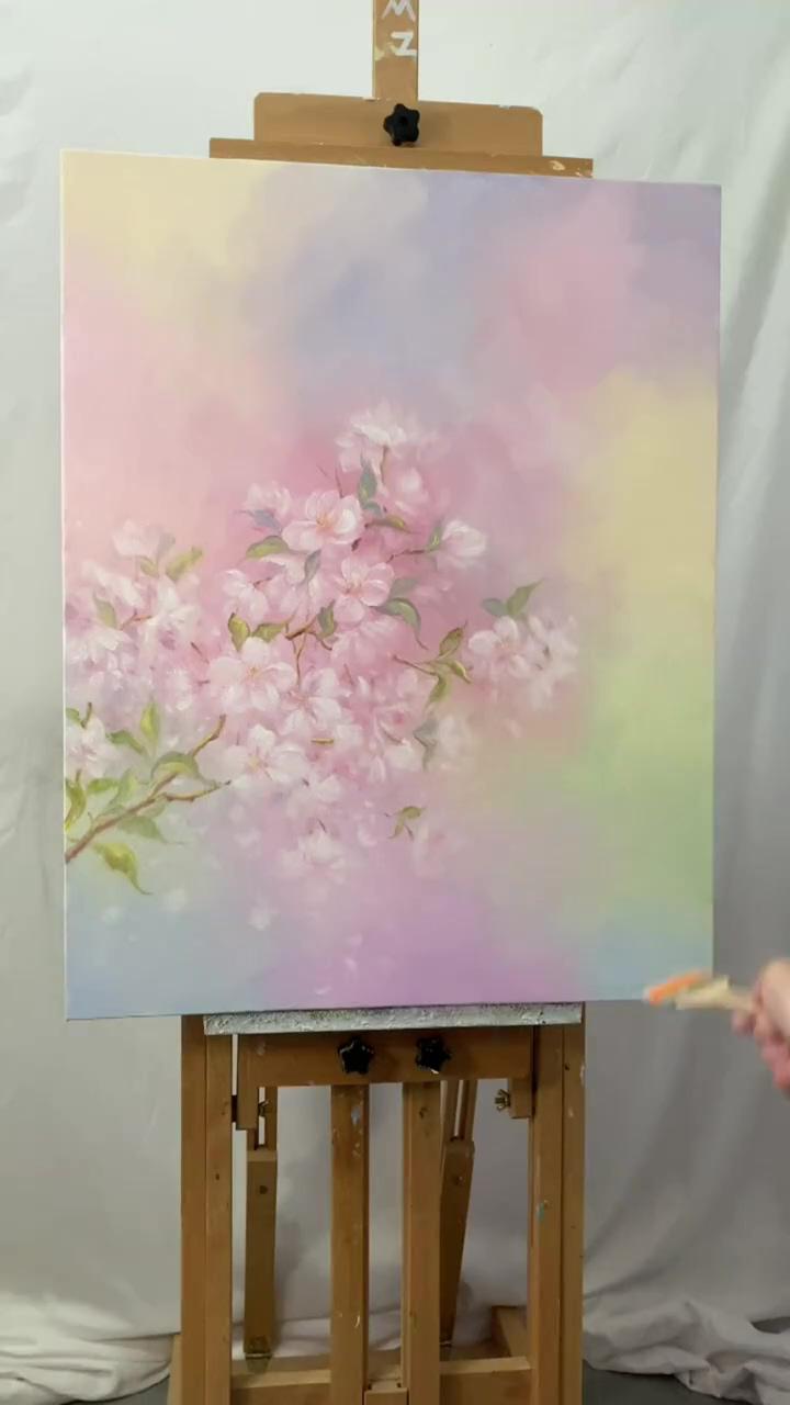 When the flowers bloom | landscape art painting