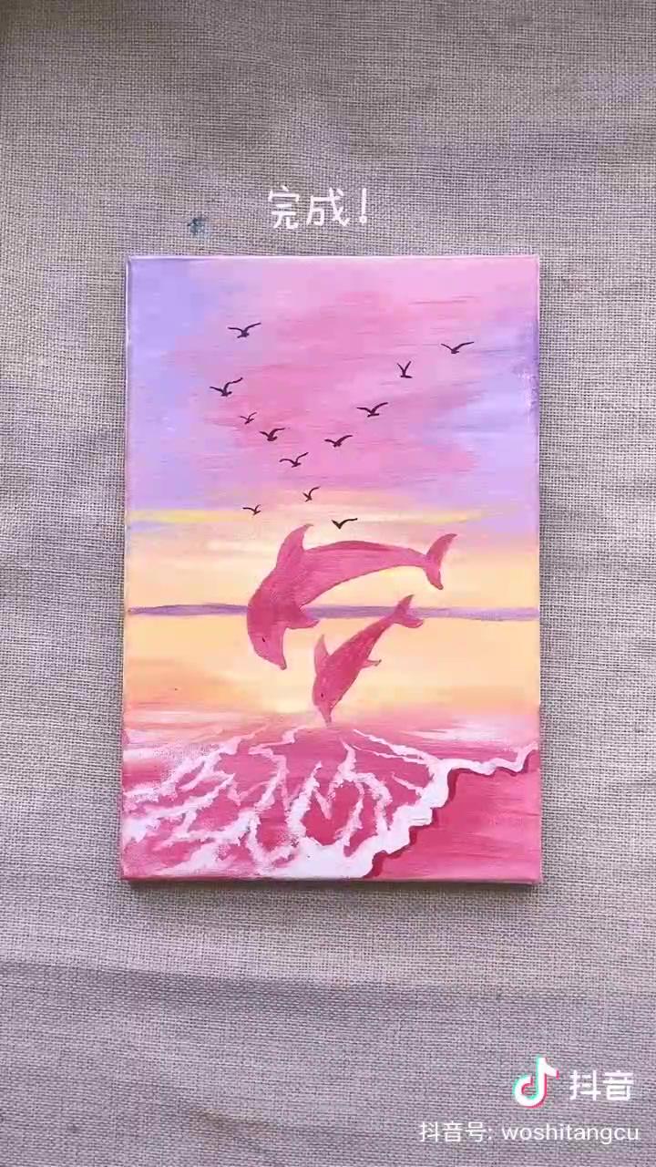 Acrylic painting; small canvas paintings
