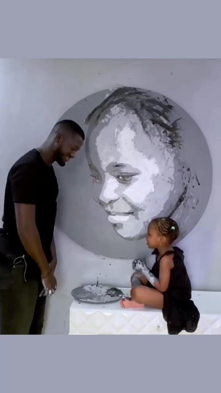Amazing handmade artwork drawing art technique; amazing artwork process