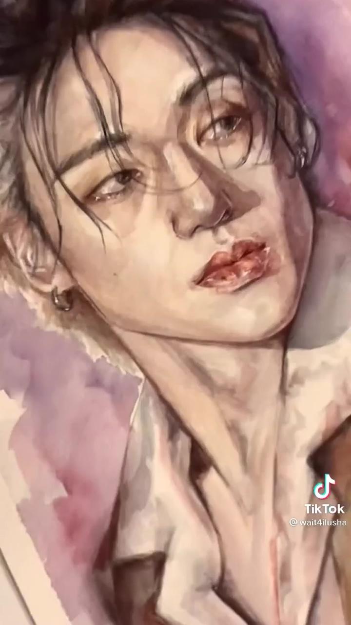 Ateez - wooyoung; art sketches doodles