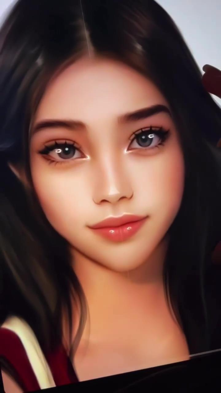 Drawing face in procreate | credit: ylanast face drawing i digital art