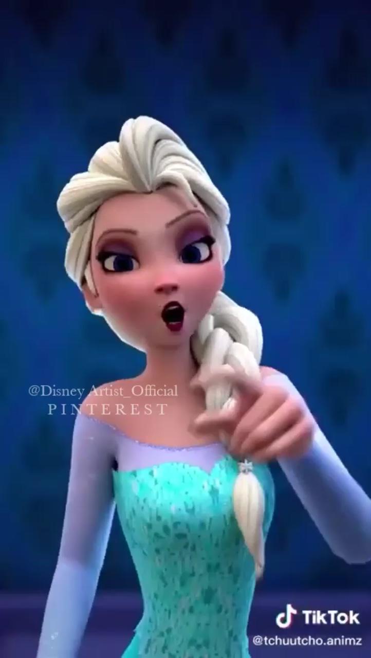 Elsa viral tiktok #2  disney artist_official; disney frozen elsa art